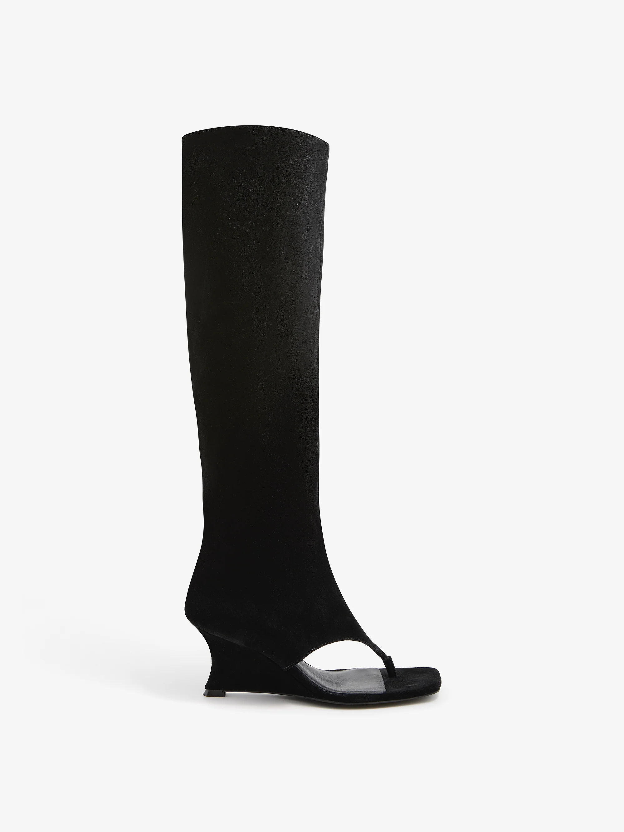 ALIA CUTOUT BOOT - BLACK