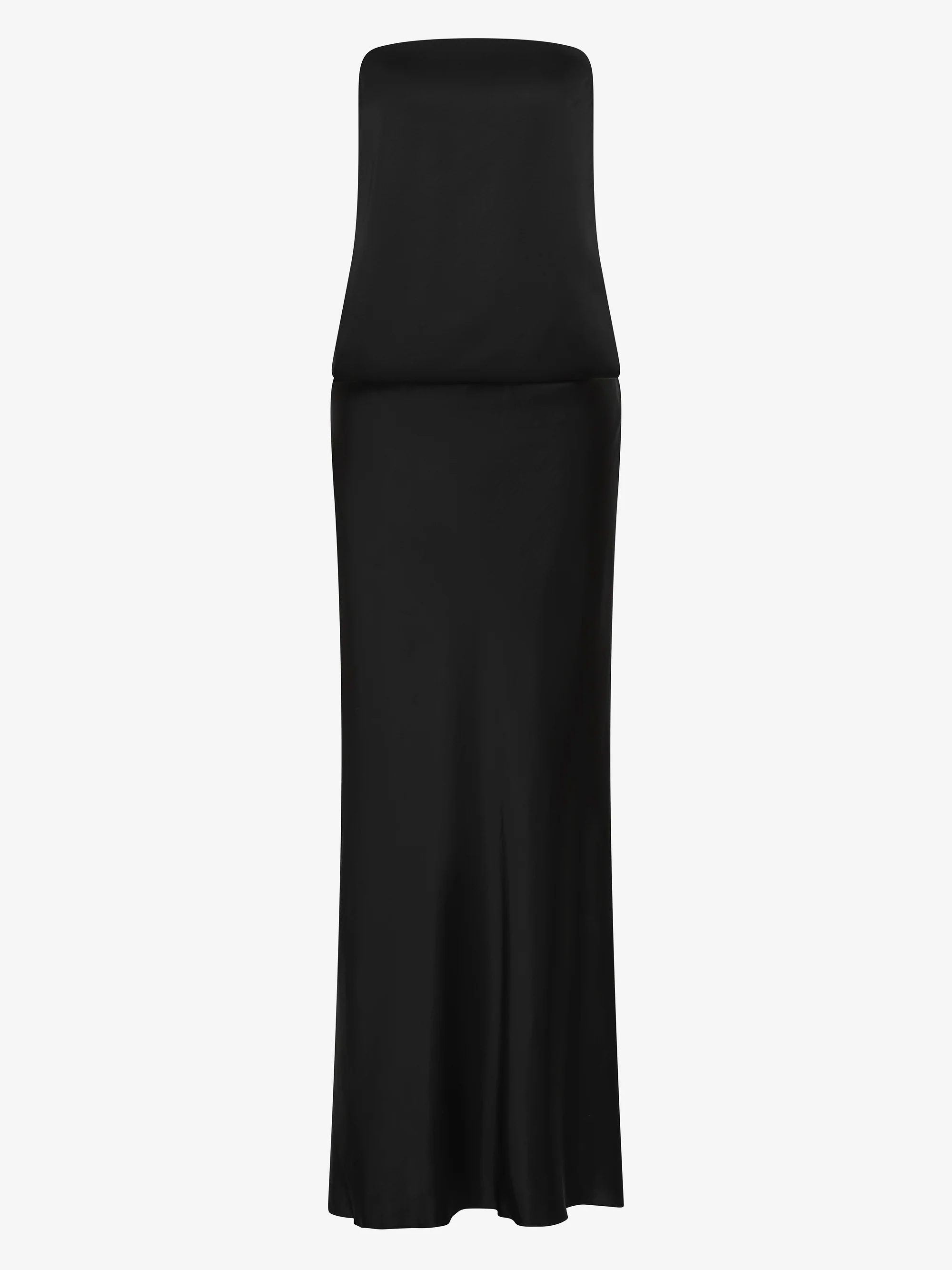 RENEE STRAPLESS MAXI DRESS - BLACK - Image 8