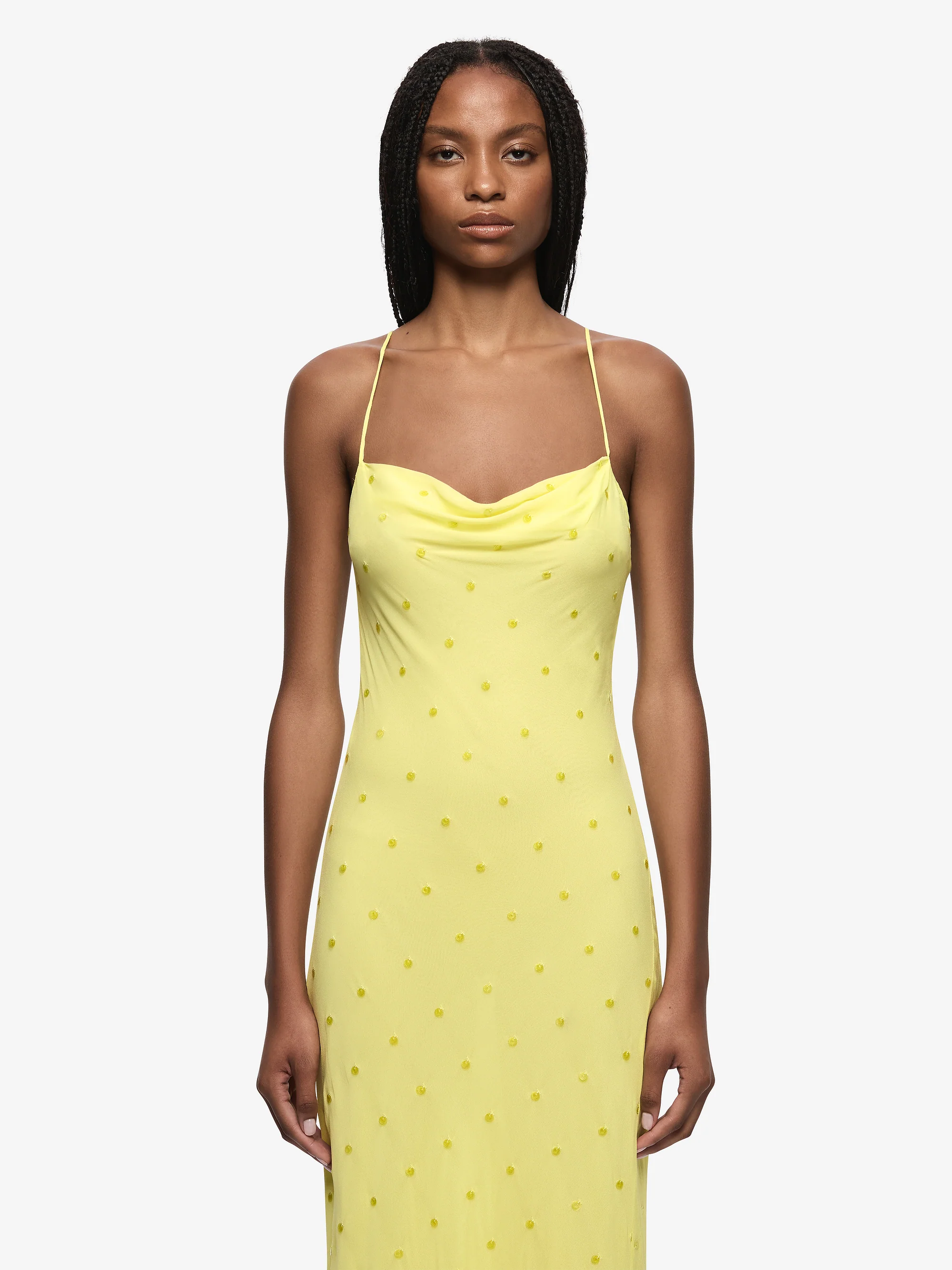 ARIELLE SLIP MAXI DRESS - CITRUS - Image 3
