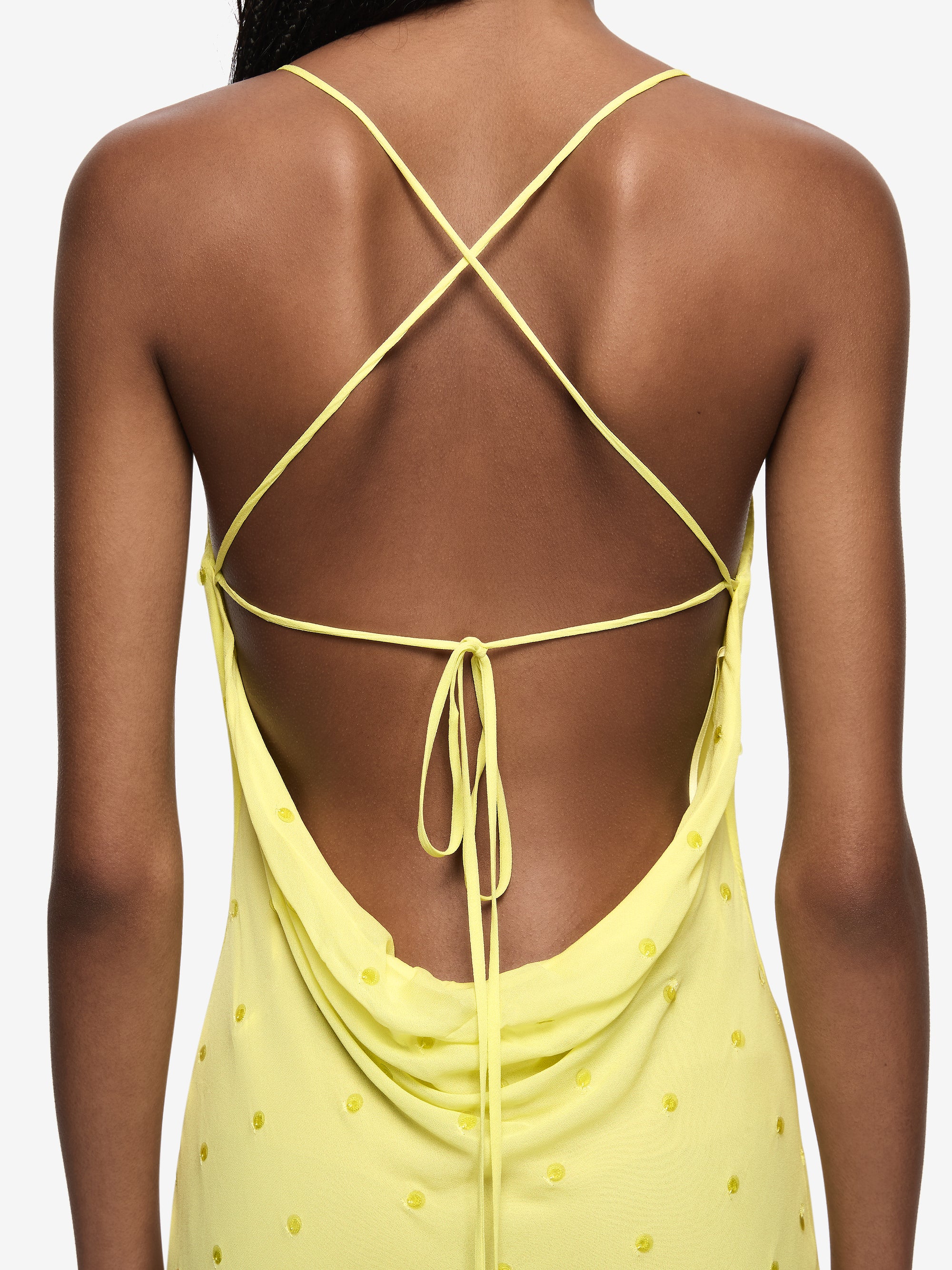 ARIELLE SLIP MAXI DRESS - CITRUS - Image 4