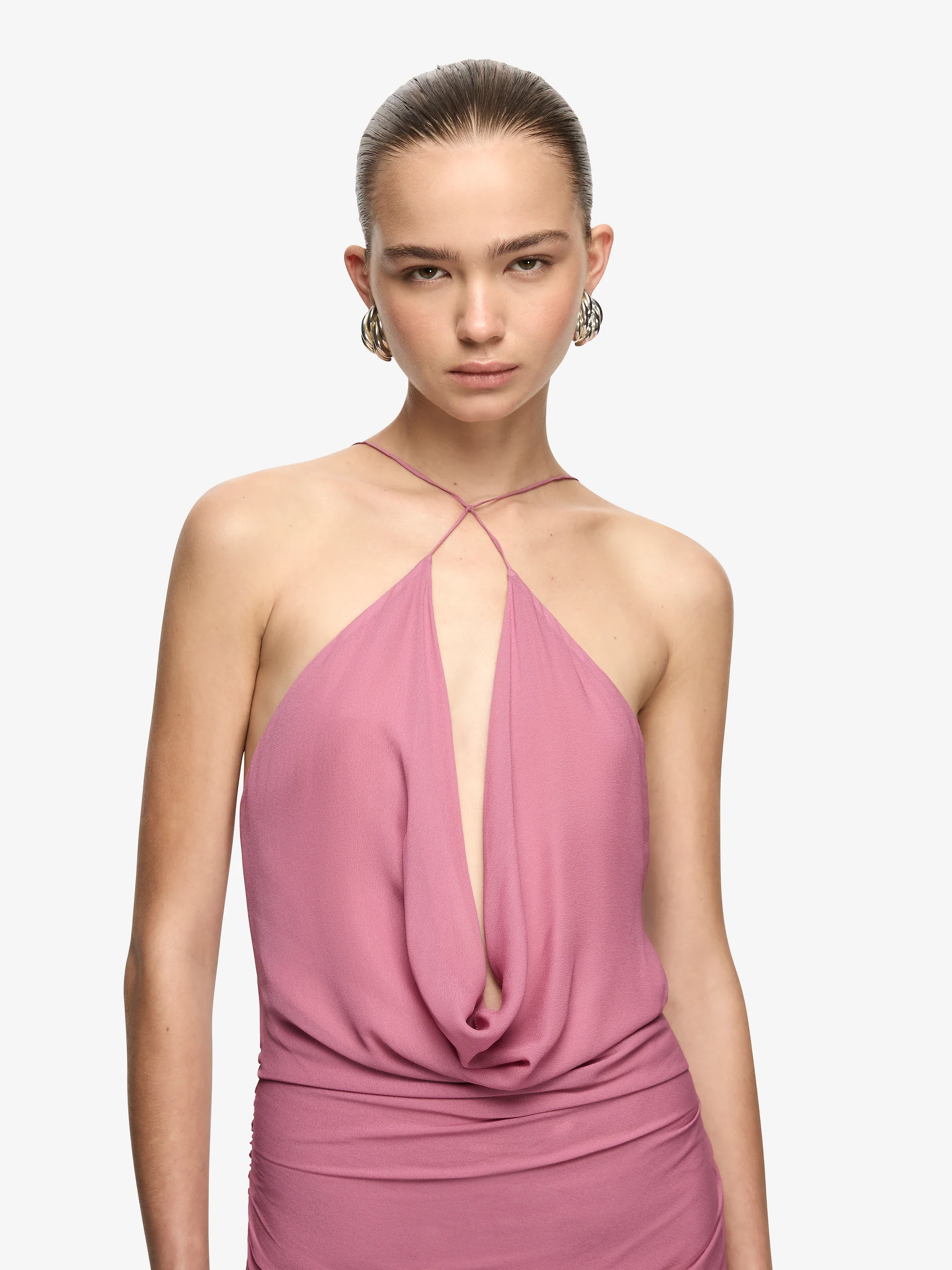 CELIA KEYHOLE MAXI DRESS - ORCHID PINK - Image 3