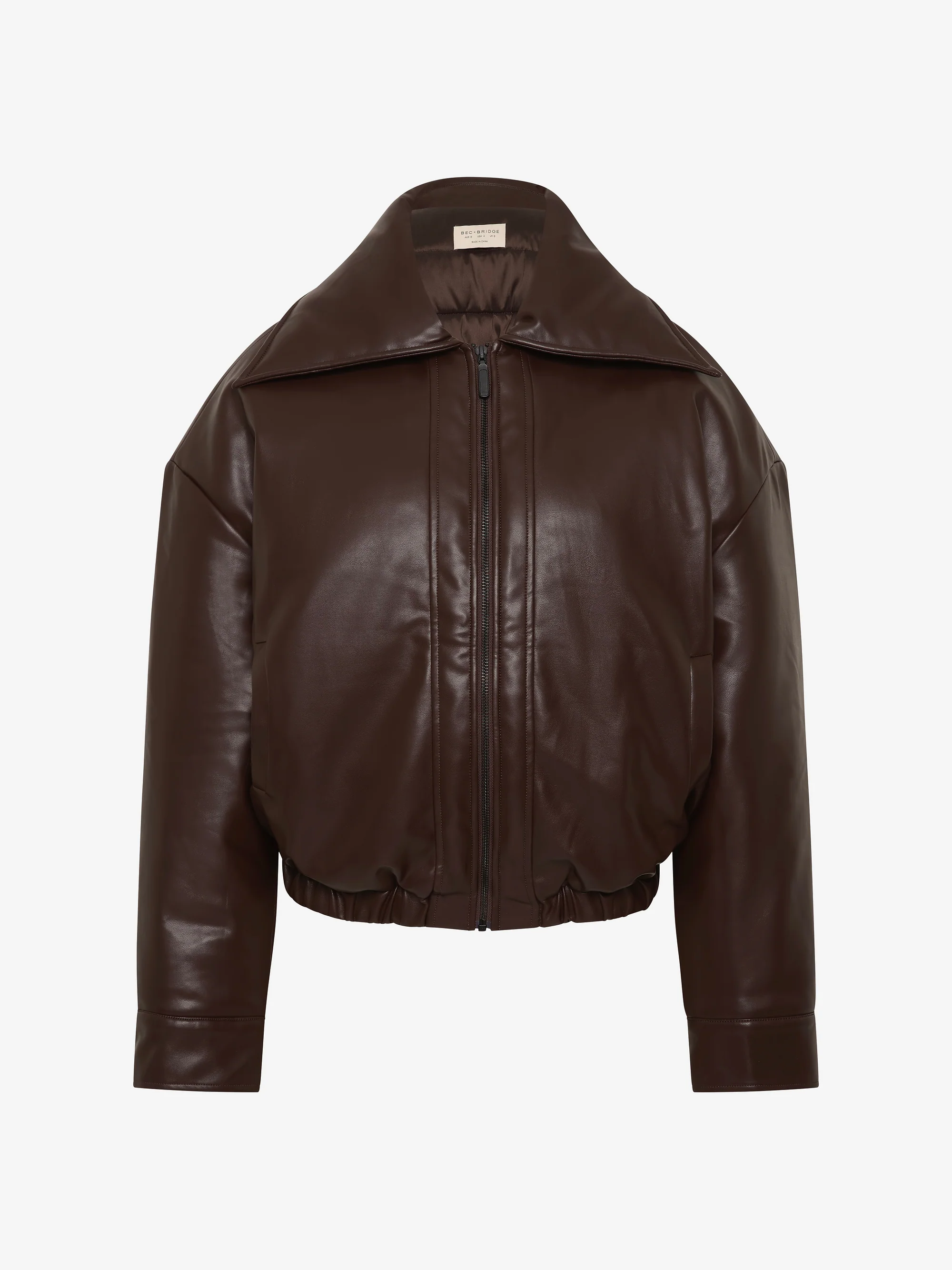DENA OVERSIZED JACKET - DARK CHOCOLATE - Image 4