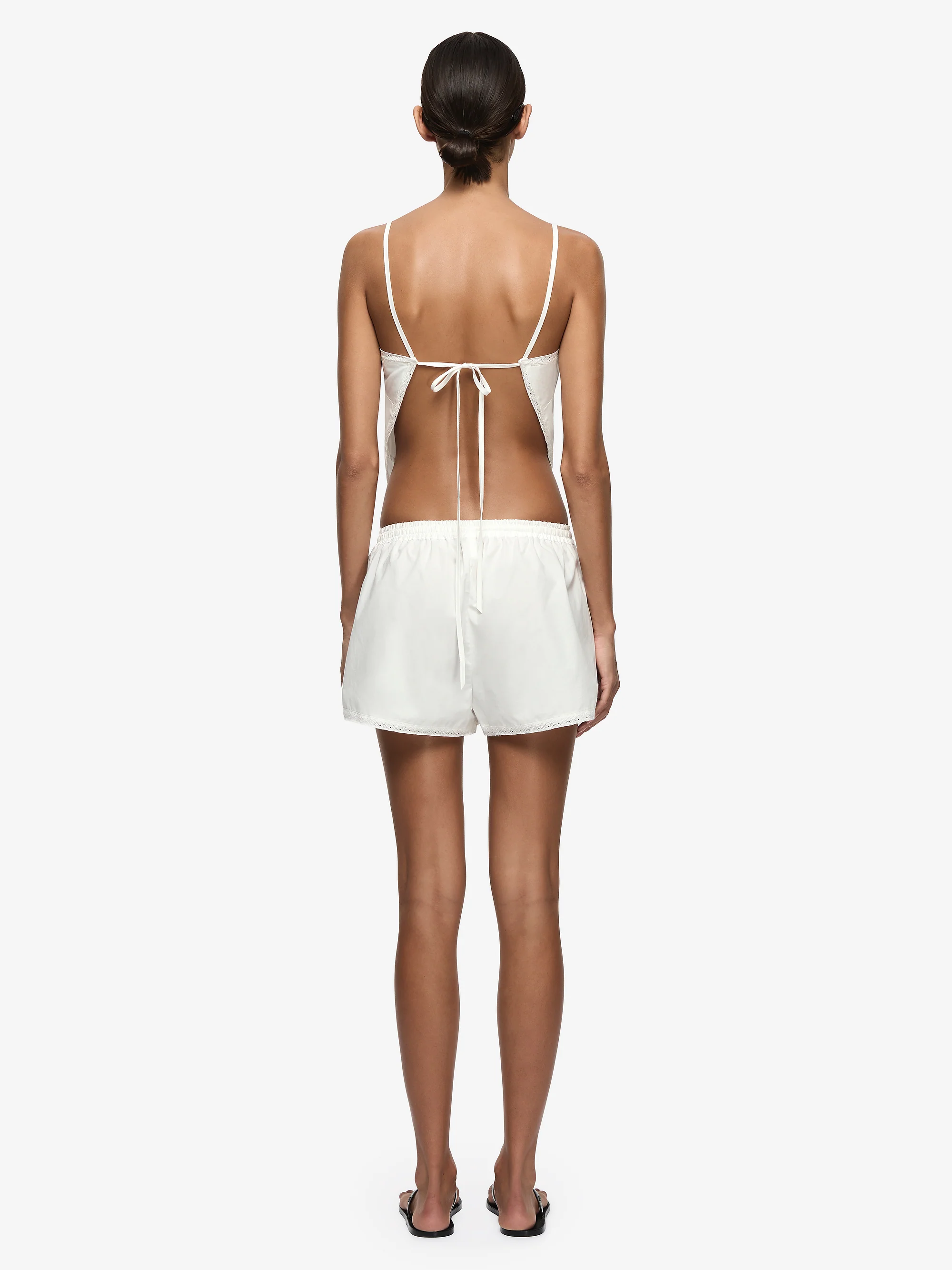 ELOWEN SCARF TOP - WHITE - Image 5