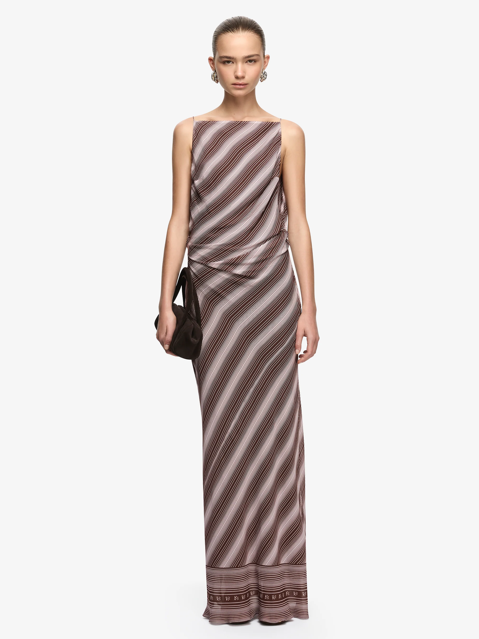 EVELY MAXI DRESS - GEO SCARF PRINT - Image 4