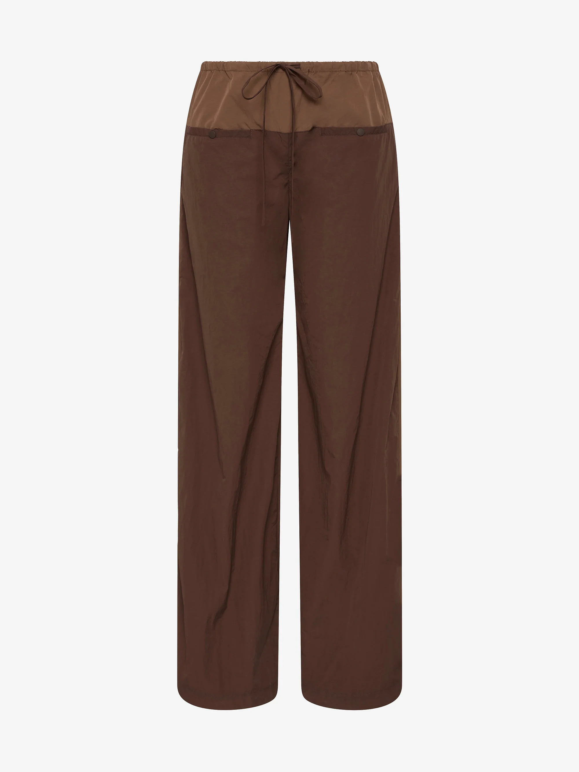 LANEY FOLD PANT - CHOC/COFFEE - Image 4