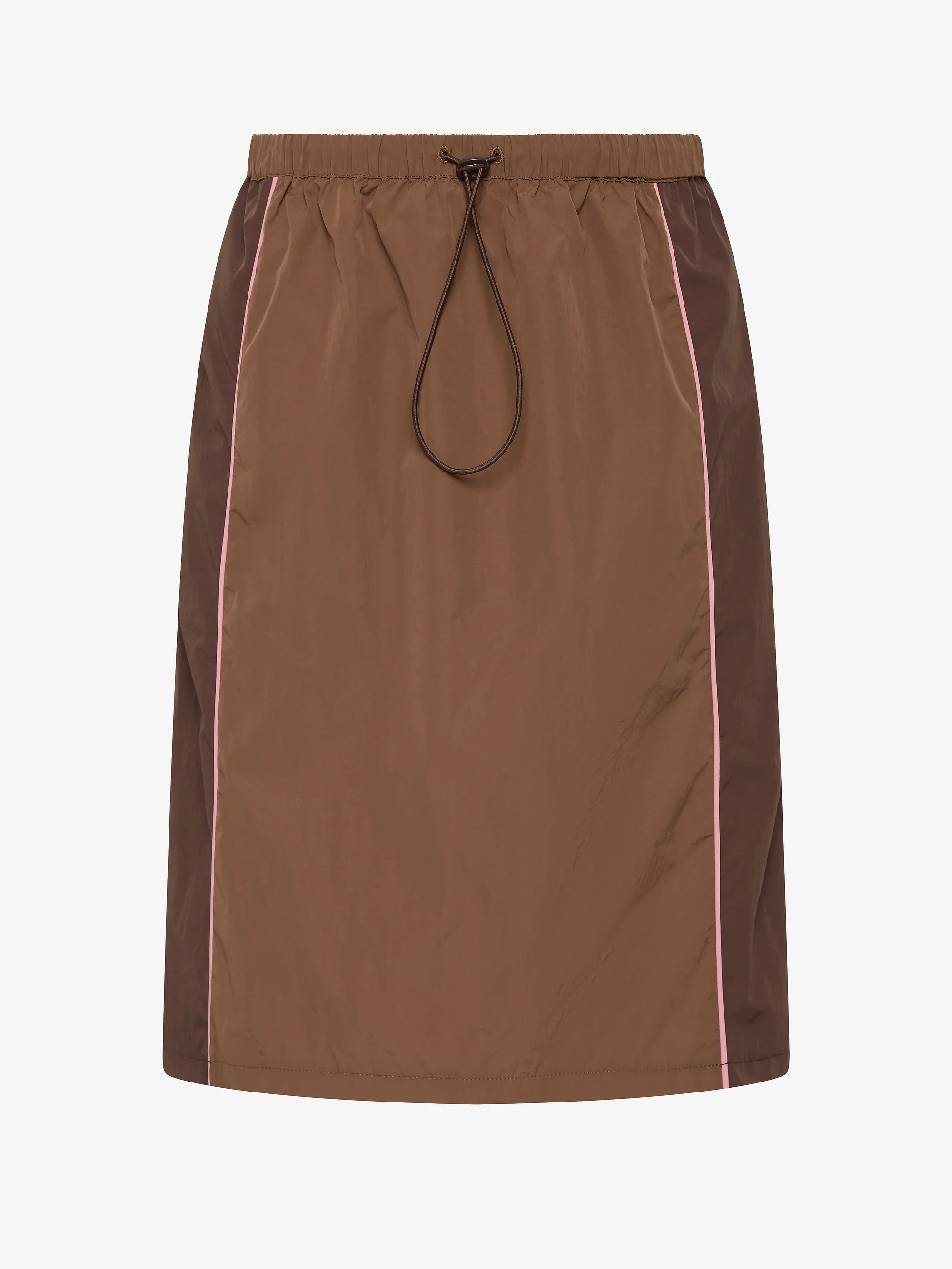 LANEY MIDI SKIRT - CHOC/COFFEE/BLUSH - Image 5