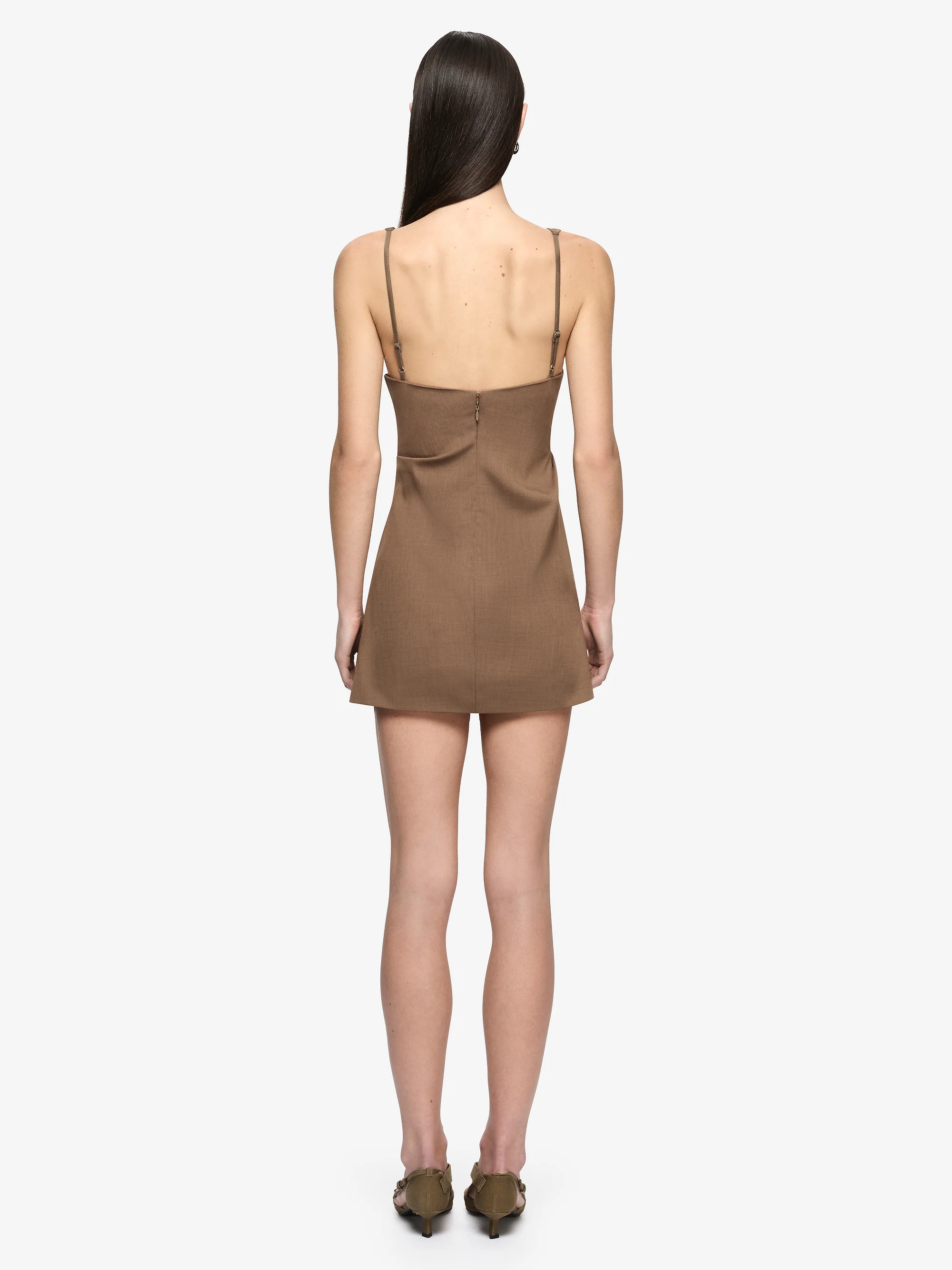 MIKA MINI DRESS - TAUPE - Image 4