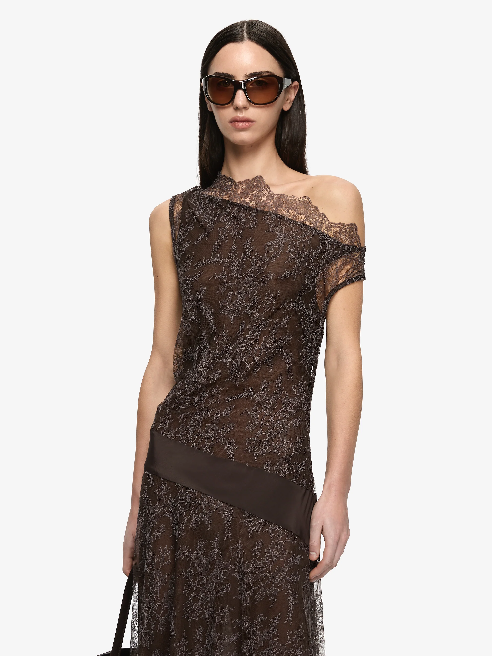 MARIKA ASYM DRESS - COFFEE - Image 2
