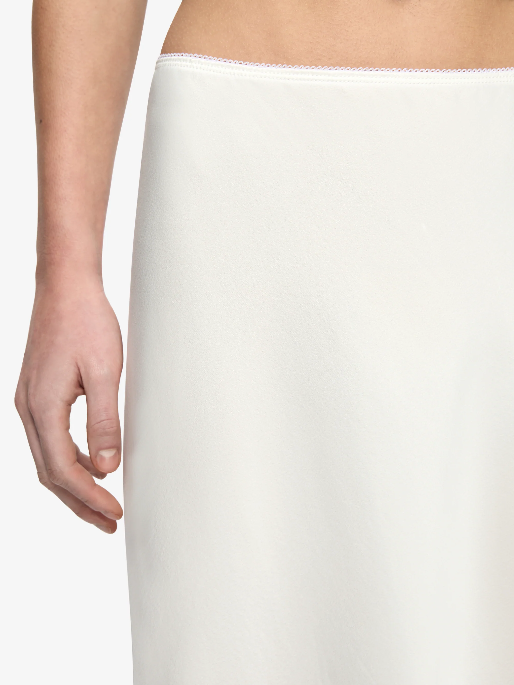 PIPER BIAS MIDI SKIRT - IVORY - Image 3
