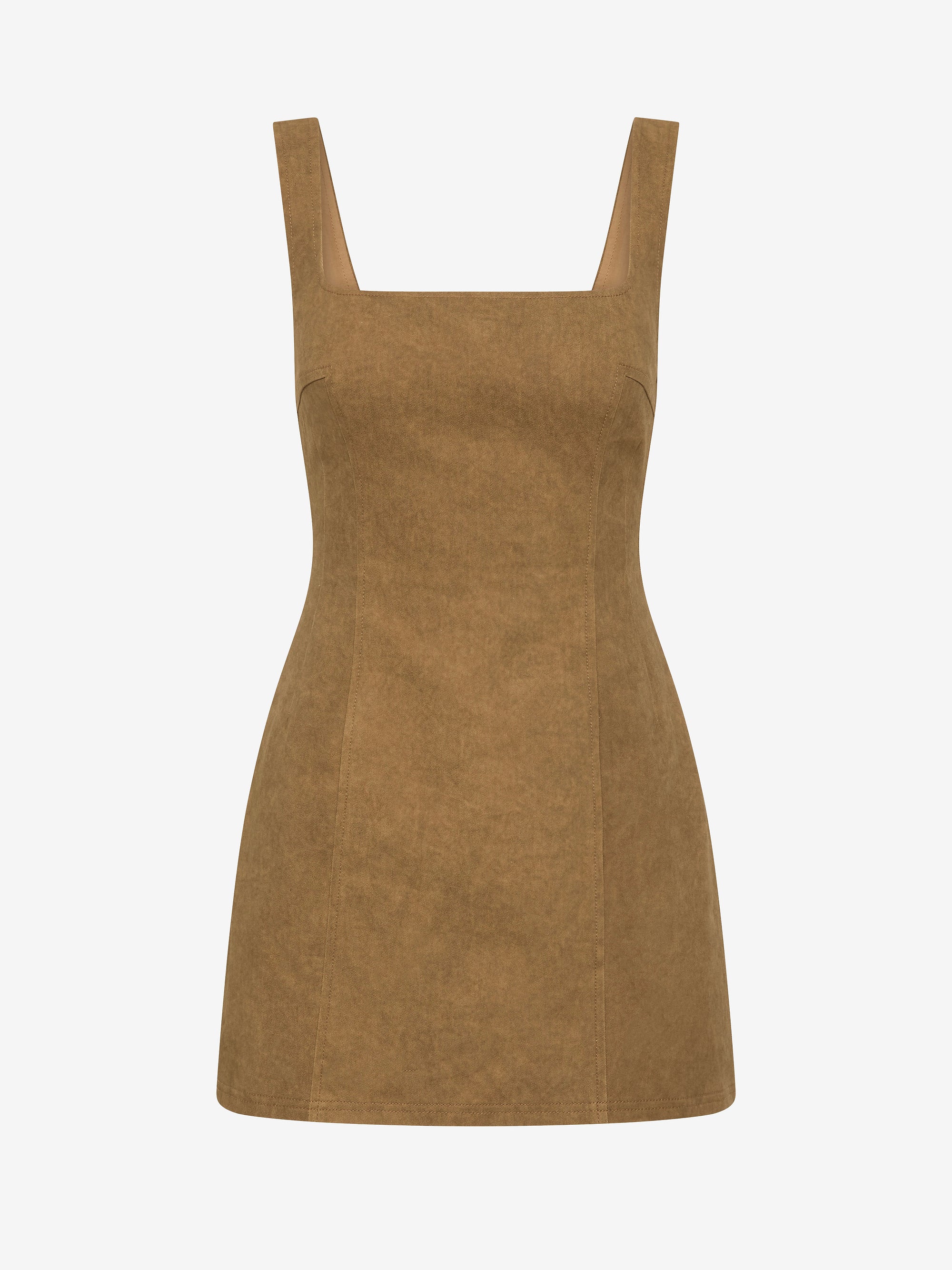 SILAS MINI DRESS - OLIVE - Image 5