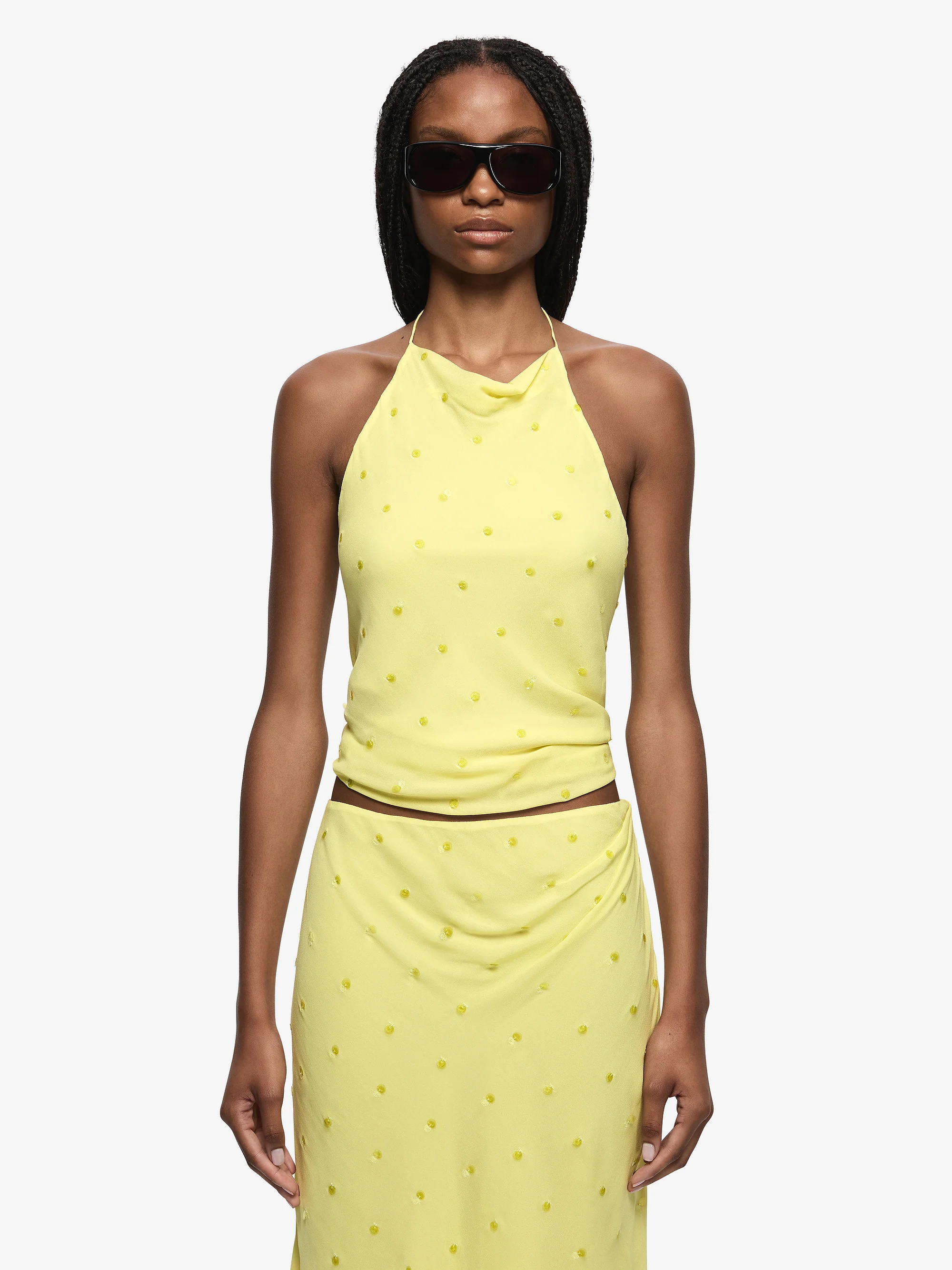 SOLACE ASYM SKIRT - CITRUS - Image 5