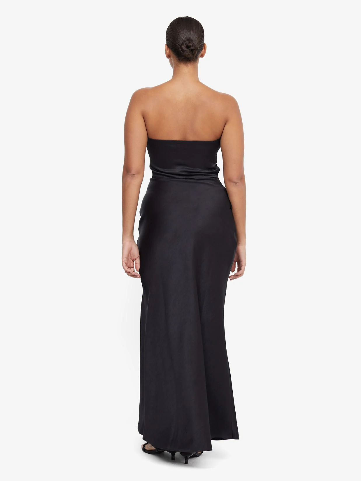 THE DREAMER STRAPLESS DRESS - BLACK - Image 4