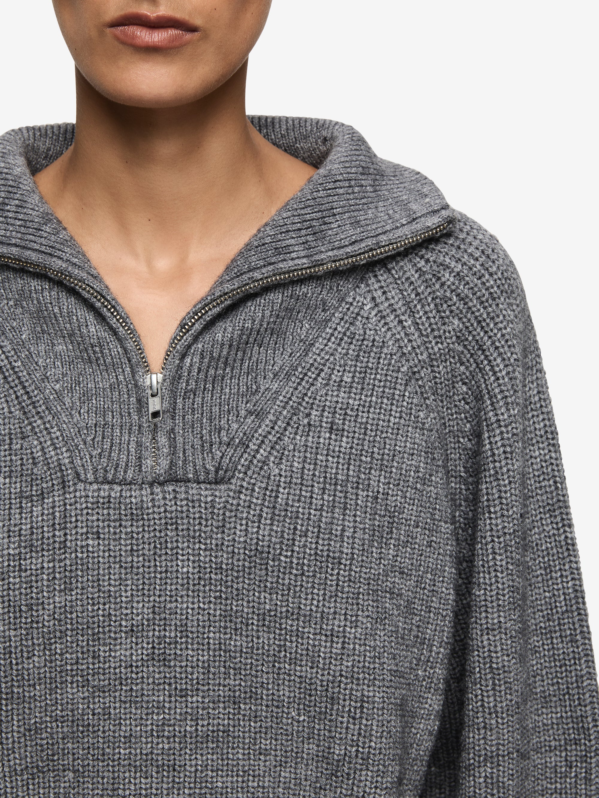 TORIE CROPPED JUMPER - CHARCOAL - Image 2