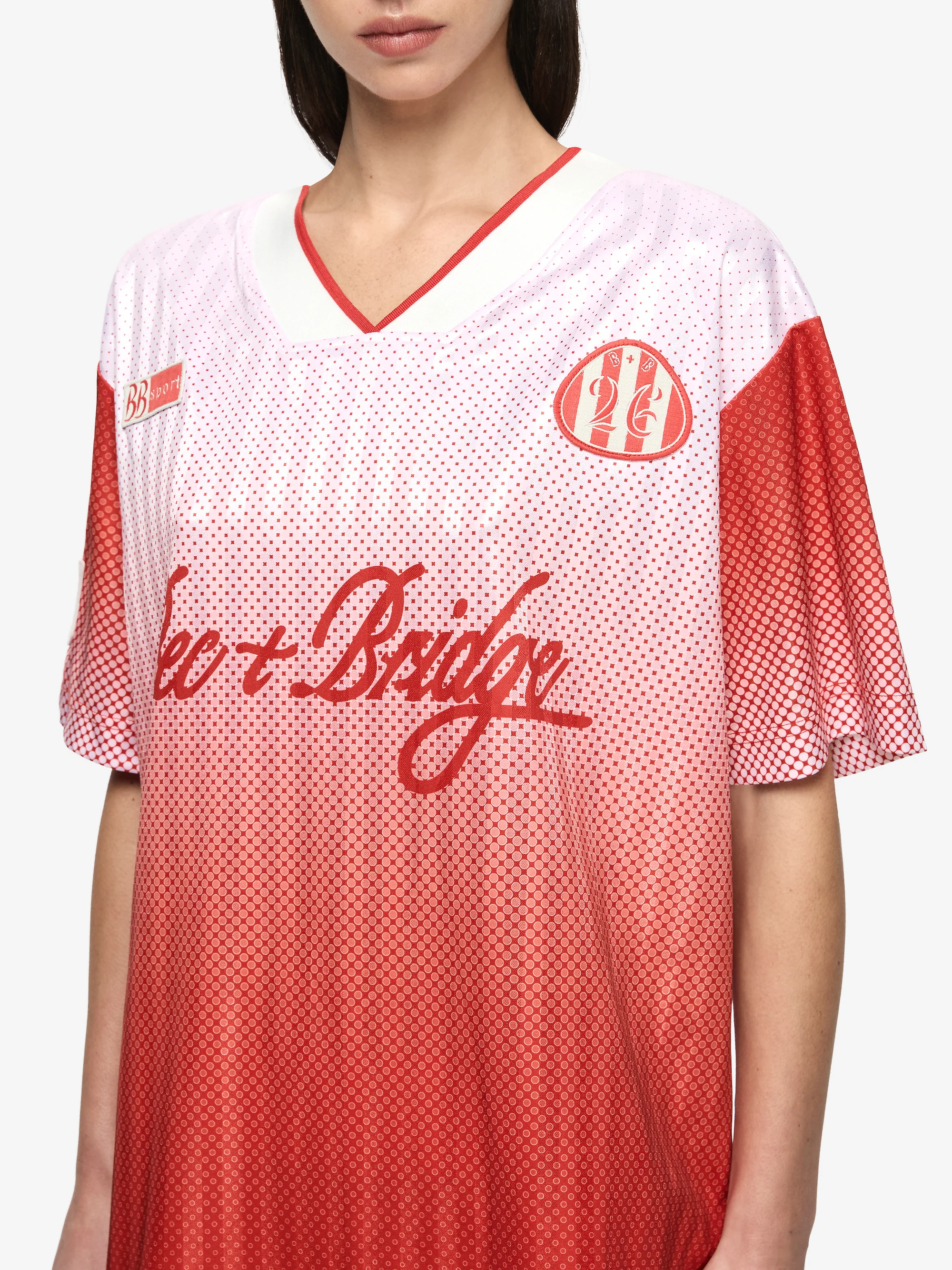 ZELIA JERSEY T SHIRT - FLAME OMBRE - Image 3